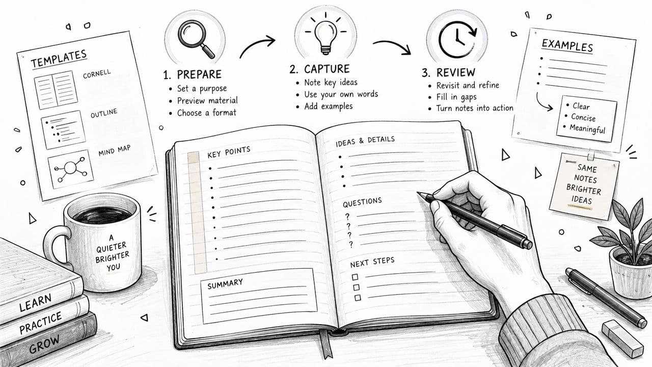 How to Take Lecture Notes That Improve Recall