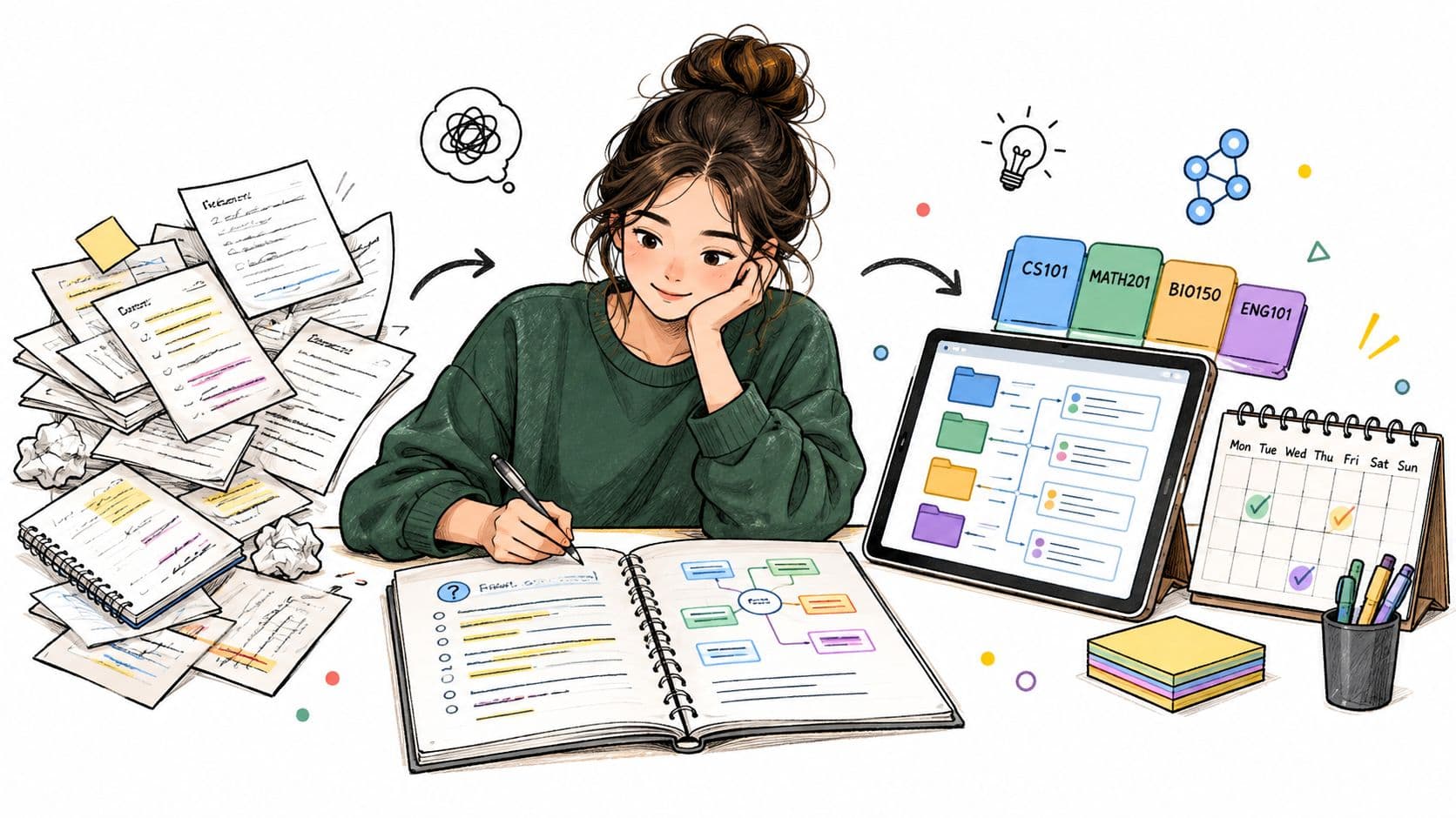 How to Organize Notes for University Courses