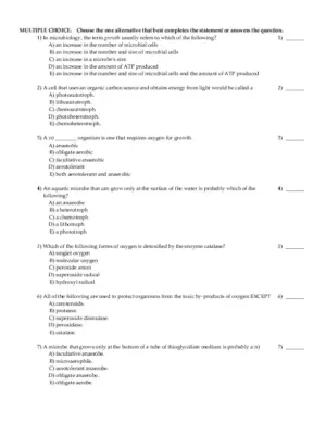 Test Bank For Microbiology With Diseases By Taxonomy, 3rd Edition