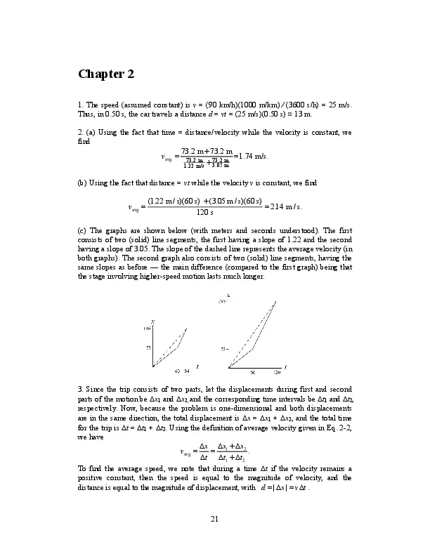 Solution Manual For Fundamentals Of Physics Extended, 9th Edition