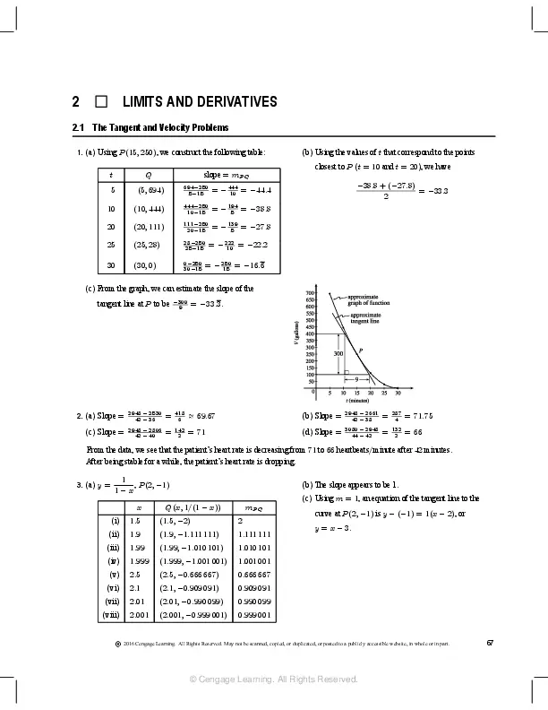 Solution Manual For Calculus: Early Transcendentals, 8th Edition