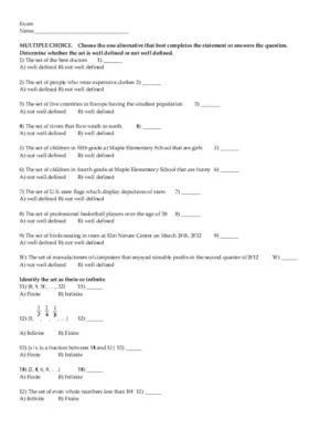 Test Bank for A Survey of Mathematics with Applications, 10th Edition