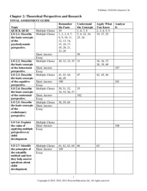 Test Bank for Child Development, 8th Edition
