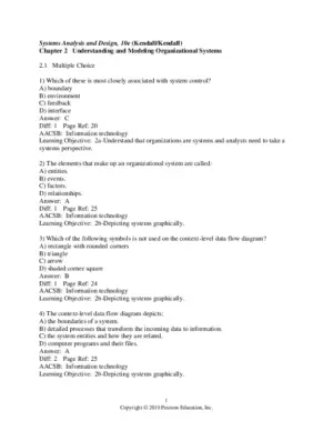 Test Bank for Systems Analysis and Design, 10th Edition