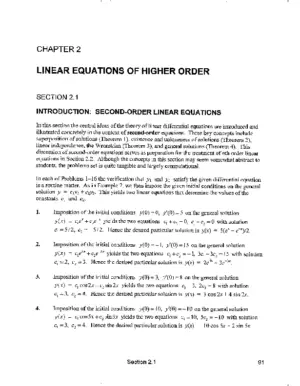 Solution Manual for Elementary Differential Equations with Boundary Value Problems (Classic Version), 6th Edition