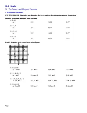 Test Bank for Algebra And Trigonometry, 11th Edition