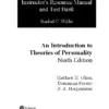 Test Bank for An Introduction to Theories of Personality, 9th Edition