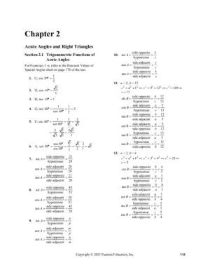 Solution Manual for Trigonometry, 12th Edition