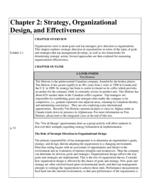 Organization Theory And Design, Second Canadian Edition Solution Manual