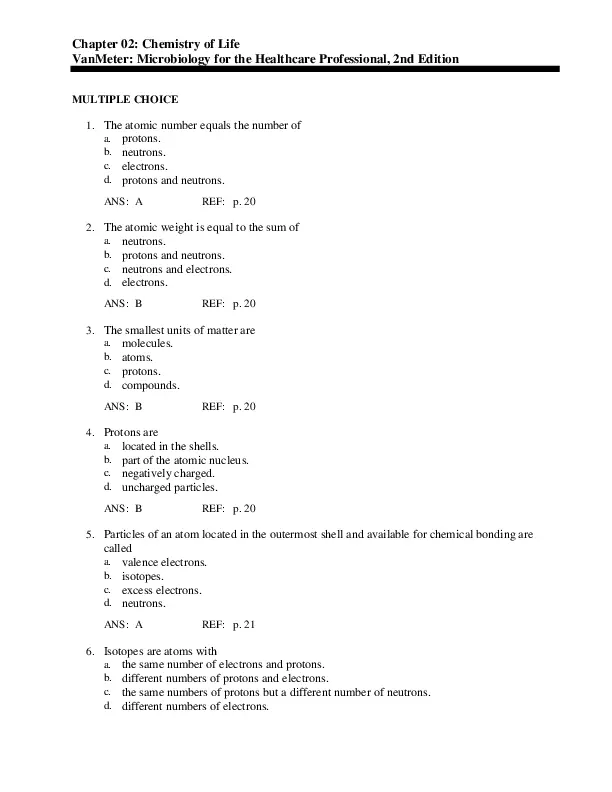 Microbiology For The Healthcare Professional, 2nd Edition Test Bank