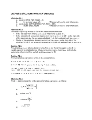 Solution Manual For Big C++: Late Objects, 3rd Edition