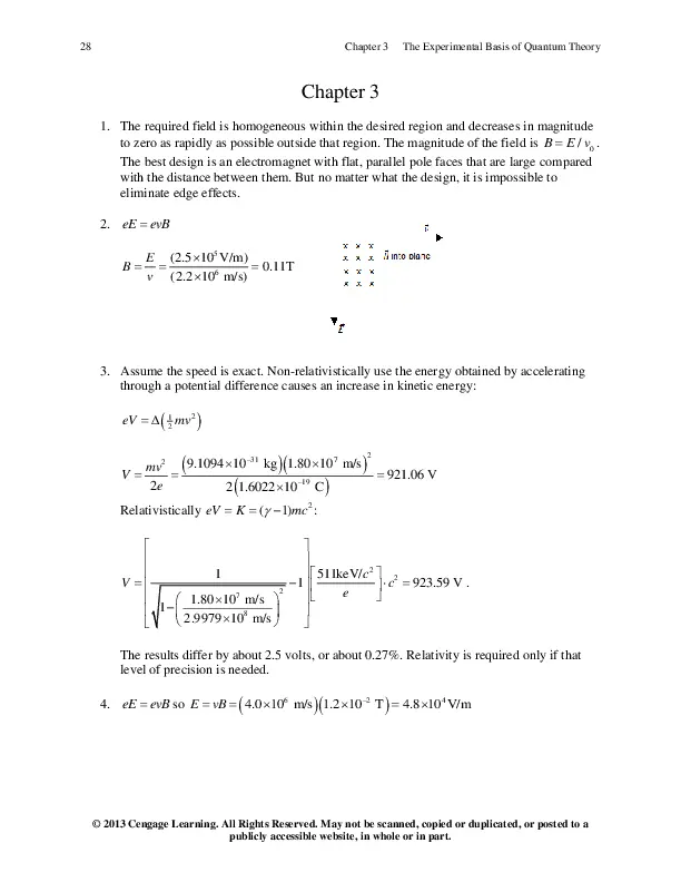 Solution Manual for Modern Physics for Scientists and Engineers, 4th Edition