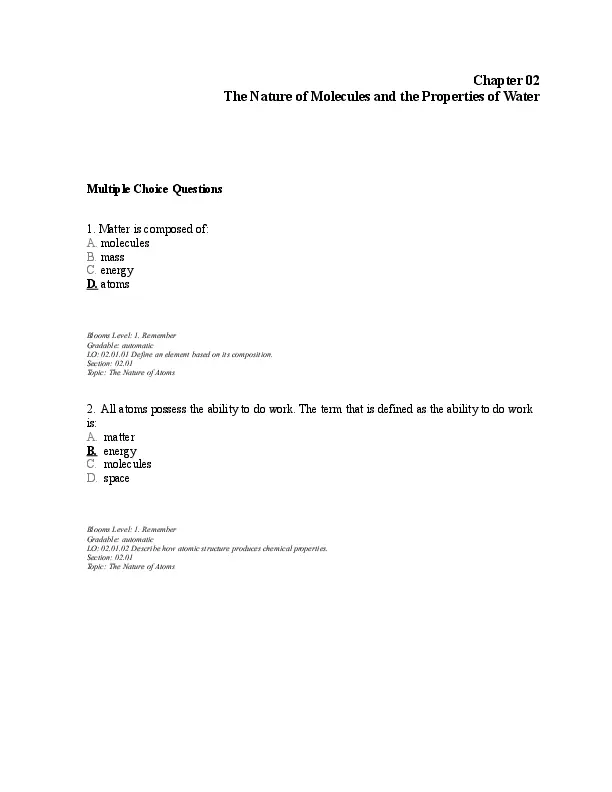 Test Bank For Biology 11th Edition Test Bank