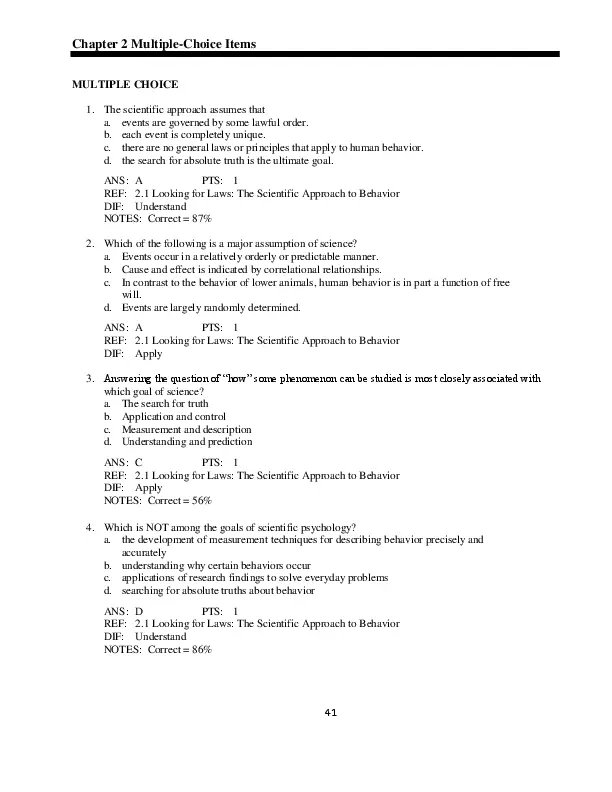 Psychology: Themes And Variations, 10th Edition Test Bank